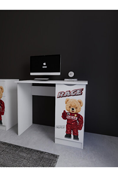 ARTI HOME Fastest Bear Yarışçı Temalı UV Baskılı Masa