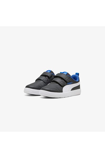 Puma Παιδικά γκρι αθλητικά παπούτσια Courtflex V3