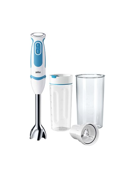 Braun Mixer vertical MQ 525, 21 viteze, 1000 W, Alb / Albastru