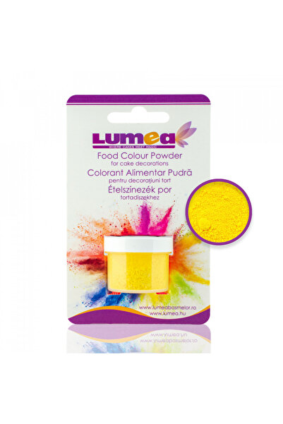 Lumea Colorant alimentar pudra Galben lamaie, 2.5g -