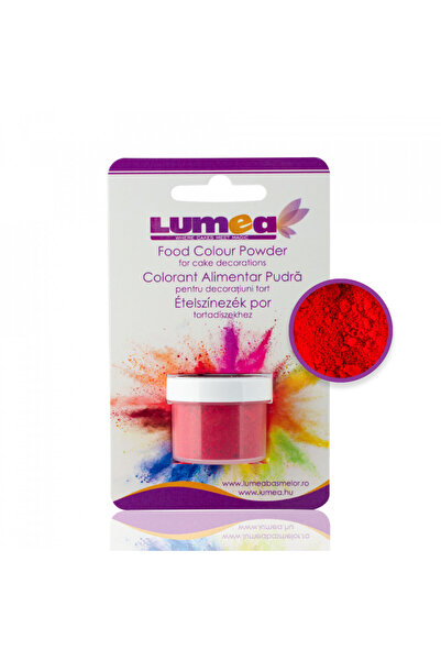 Lumea Colorant alimentar pudra Rosu aprins, 2.5g -