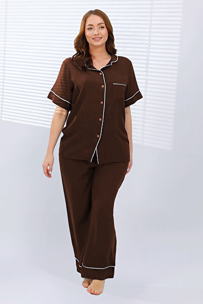 Clyfora طقم بيجامة بأكمام قصيرة