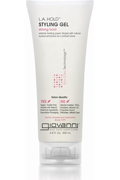 BRONZENET جل تصفيف الشعر العضوي الطبيعي من جيوفاني، ذو ثبات إضافي (6.8 أونصة ...