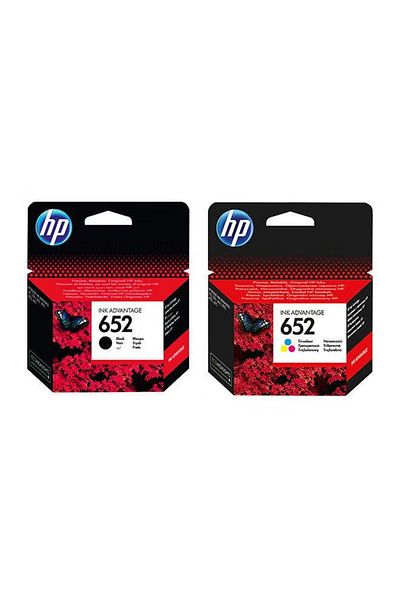 HP 652 Original Ink Cartridge – Black & Tri‑Colour Combo