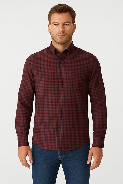 ModaPlaza Men's Long Sleeve Shirt