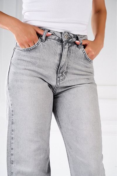 Joana Nazmin Grey Regular Fit Jeans