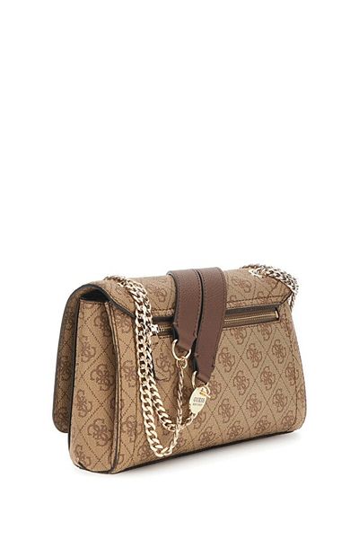 Guess Noelle 4g Logo Printed Adjustable Chain Strap Bag Hwbg9672210 Handbag Hwbg96 72210
