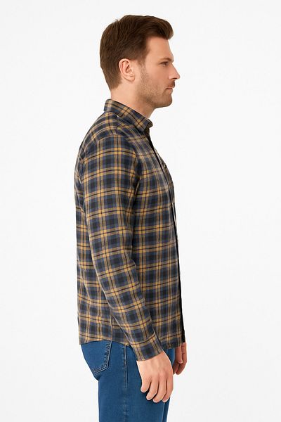ModaPlaza Men's Long Sleeve Shirt