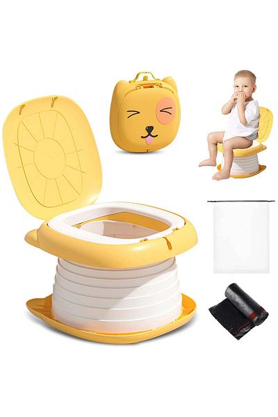 Timebox Portable Folding Toilet for Children – Travel Toilet, Ideal for Boys and Girls, Easy to Carry and Us