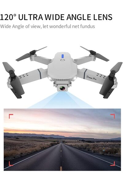 tekno popüler E88 Drone 4k Hd Çift Kameralı Drone App Kontrol Wifi Li Katlanabilir Quatcopter