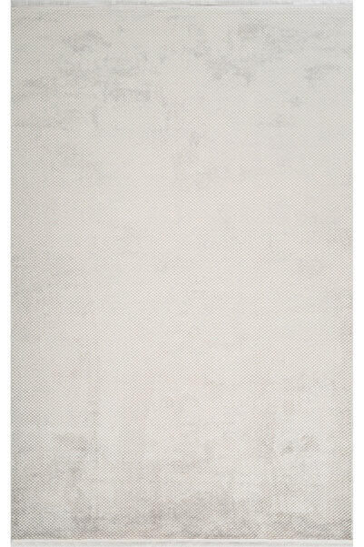 Apex Halı Truva 6663 Gri Akrilik Yumuşak Dokulu Sık Dokuma Düz Sade Desenli K...