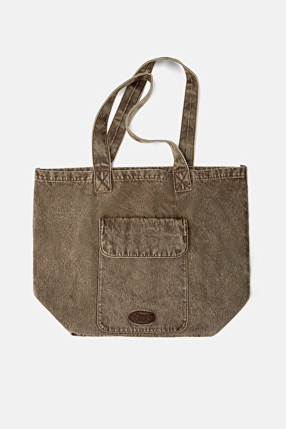 Pull & Bear STWD denim tote bag