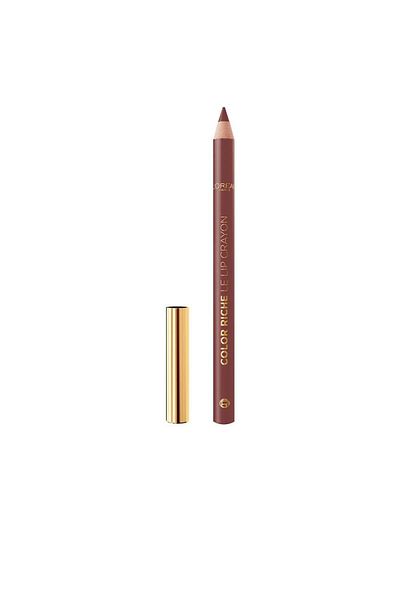 L'Oreal Paris Creion de buze cu textura cremoasa, COLOR RICHE LE LIP CRAYON, 570 worth it, 1.2 g