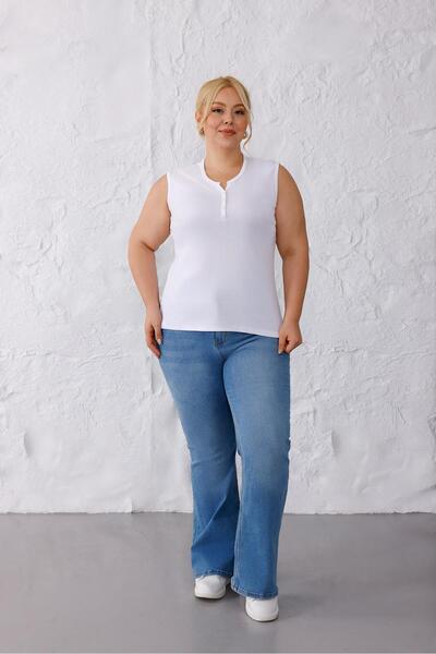 Siyezen Large Size Cotton Lycra Zero Sleeve Undershirt