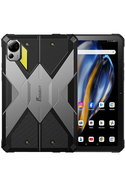 Fossibot DT2 Tablet Grey 4G 10.4 HD 2K 12GB RAM 256GB NFC 22000mAh Android 13