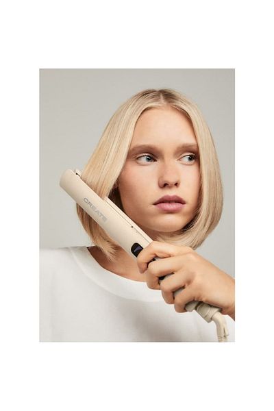 Create Hair straightener, CREATE, Ceramic Styler Slim, beige