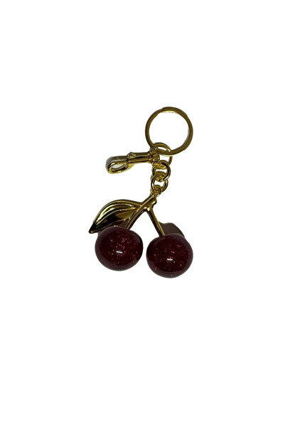 İthal Breloc pentru geantă Cireșe 12*6cm - Model 4
