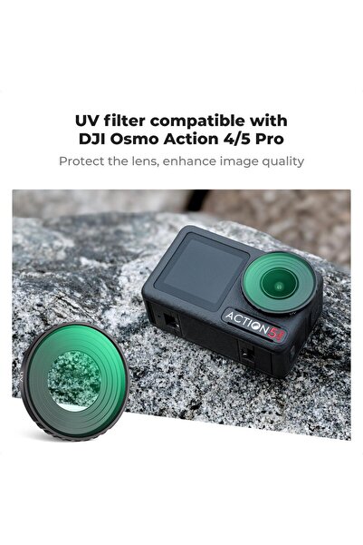 K&F CONCEPT UV Filtre ( DJI Osmo Action 4/5 Pro uyumlu )