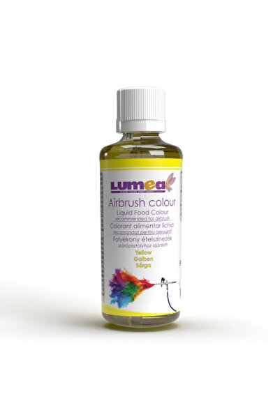 Lumea Colorant alimentar lichid pe baza de apa, Galben, 90ml - recomandat pen...