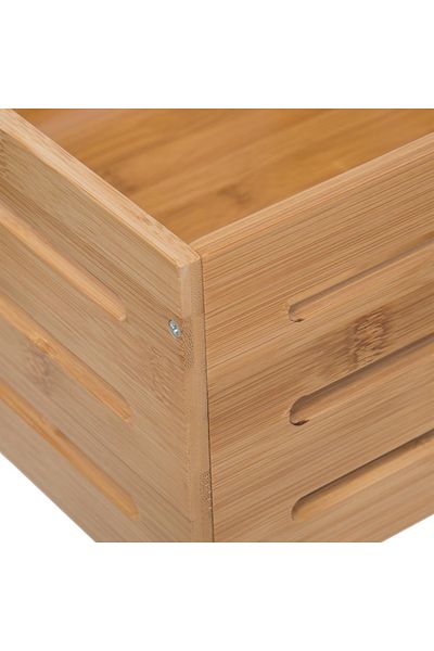 5FiveSmart 5Five storage basket made of solid bamboo, 31x15x31 cm, natural