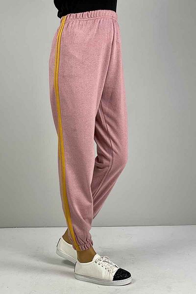 Skygo Stripe Detailed Sweatpants Powder Yellow