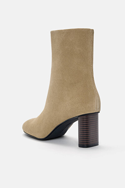 Pull & Bear Deri topuklu bot