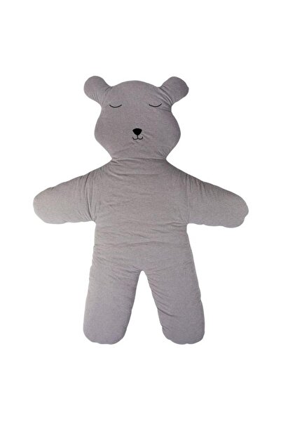 CHILDHOME Covoraș de joacă 150 cm, Gri Teddy