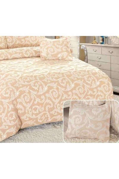 CHIRASO CHIRASO Linen, Crepe Muslin, Microfiber, Sheet 220x240 cm, Duvet Cover, 4 Pillowcases