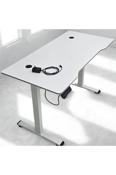 smart home Smart electric office table with fiber-protected wooden-Height adjustable from 72 to 121cm, 120x60cm