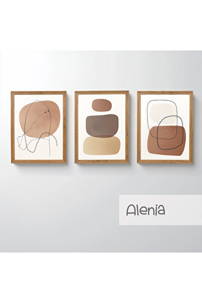 Ahsen resim çerçeve Uramljeni set slika od 3 dela - Dekoracija zidova, apstra...