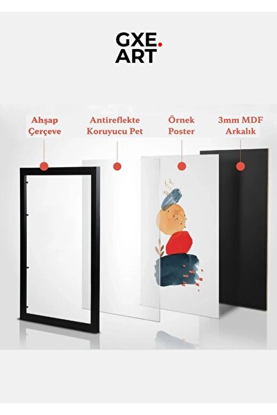 gxe.art BMW M1000RR MOTORSİKLET Özel Tasarım Siyah Çerçeveli Tablo Poster