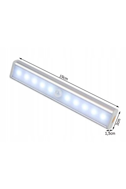 zola LED lamp with motion and twilight sensor, cold light, auto, magnetic mount, battery operated