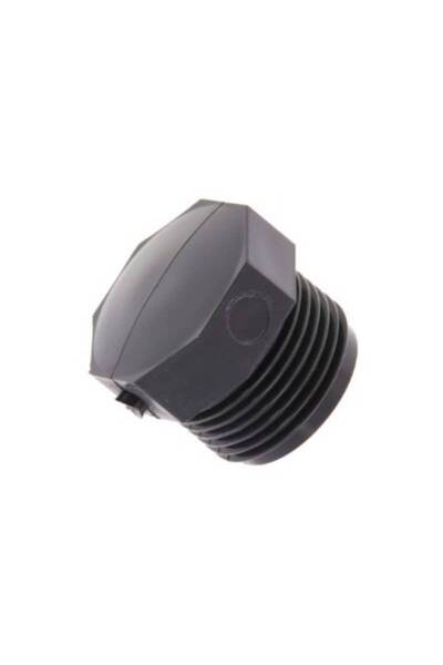 flores Plastic plug with external thread for drip accessories, black, FE, 3/4"