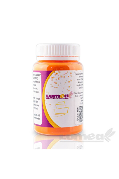 Lumea Жълт хранителен оцветител на прах, 40 г -