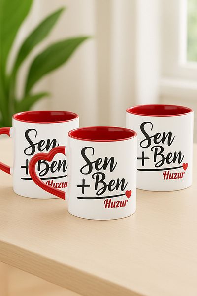 çokaş 3 Pack Large Size Magic Mug for Lover