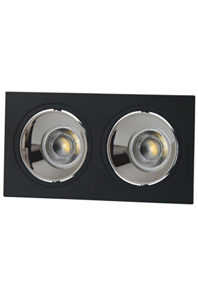 Cata 4 Adet CT 5054 Jaguar Siyah Platin İkili Spot Kasası