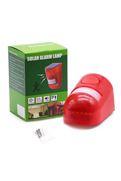 Temiz Pazar Sesli Hayvan Kovucu Alarm Cihazi Solar Panelli Hareket Sensörlü