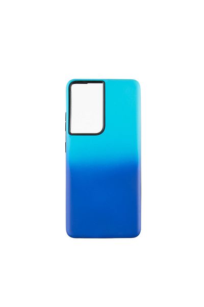 OEM Capac Protectie Spate Colectia Gradient Compatibil Cu Samsung Galaxy S21 Ultra - Albastru