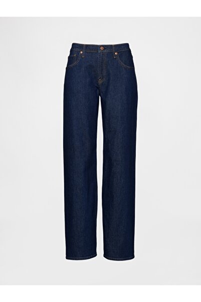 GAP Kadın Denim Mavi Low Rise '90s Jean Pantolon