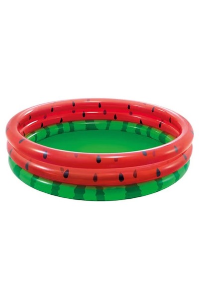 Intex Watermelon Inflatable Pool – 3‑Ring, 168 × 38 cm