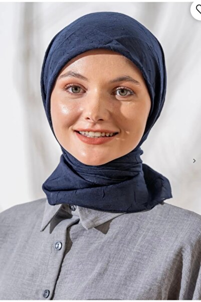 JAWEL Bambu pamuk eşarp lacivert