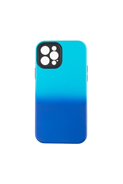 OEM Capac Protectie Spate Colectia Gradient Compatibil Cu iPhone 13 Pro Max - Albastru