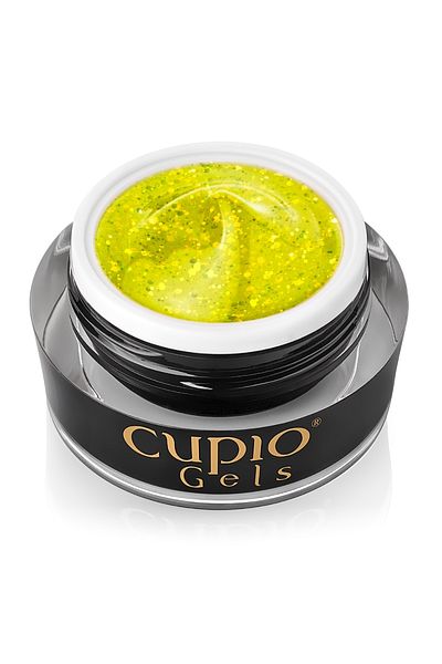 Cupio Třpytivý neonový gel - Sladká limetka 15ml