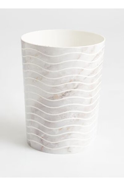 rexa سلة حمام أسطوانية – رمادية (20×26.2 سم)