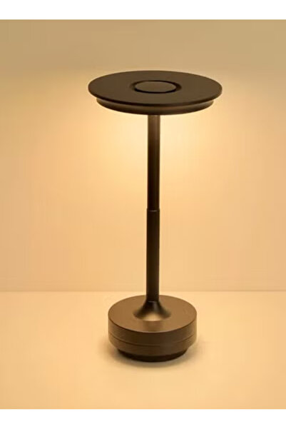 Taimi عبوة من مصباحين LED لاسلكيين قابلين لإعادة الشحن ومتغيري اللون، مصباح طاولة 1800 مللي أمبير/ساعة، أسود