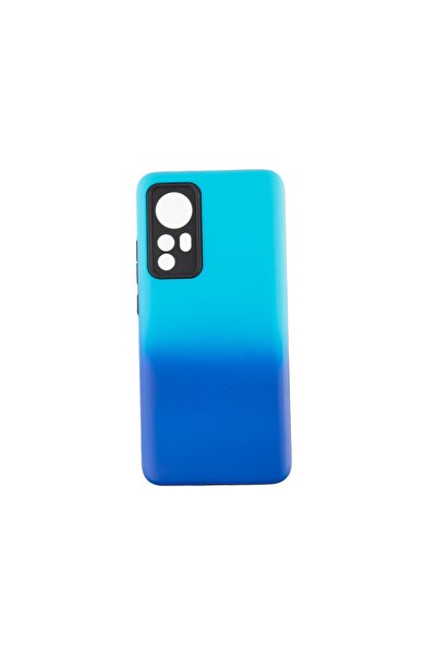 OEM Capac Protectie Spate Colectia Gradient Compatibil Cu Xiaomi 12 5G - Albastru