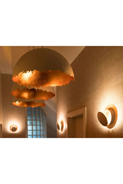 LUXXO Candelabru Eclipse, 3x E27, corp din fibra otel, 50x50x27cm