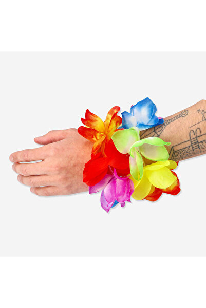 Flying Tiger Copenhagen Renkli Çiçekli Hawaii Bilekliği