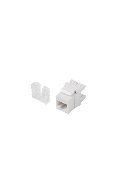 Lanberg Cuplaj modular Lanberg, Keystone RJ45, LSA, 180°, UTP, cat6, Alb