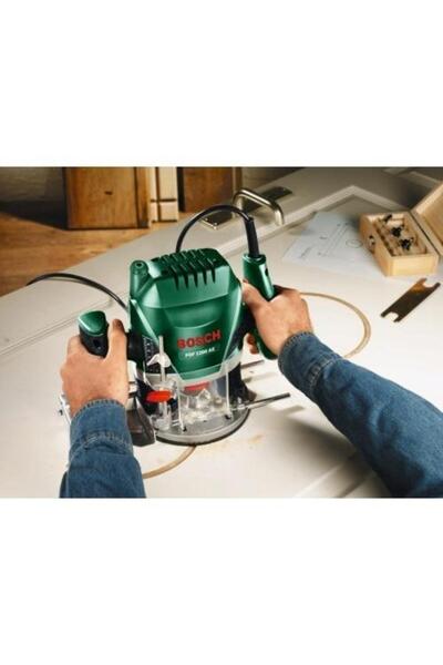 Bosch Masina de frezat POF 1200 AE, 1200 W, 230 V, 28000 RPM, 55 mm adancime maxima cursa